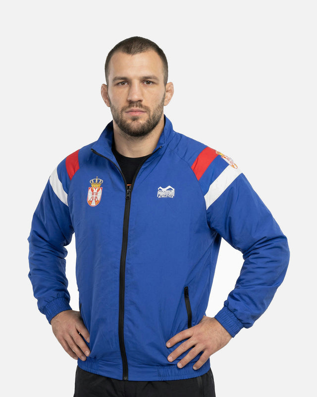 Giacca da allenamento Phantom Athletics DMC Team Serbia – Blu/Rosso/Bianco