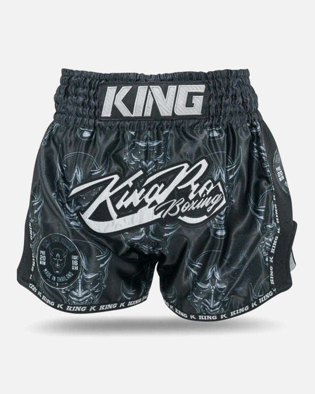 Shorts de Muay Thai King Pro Boxing Devil – Noir