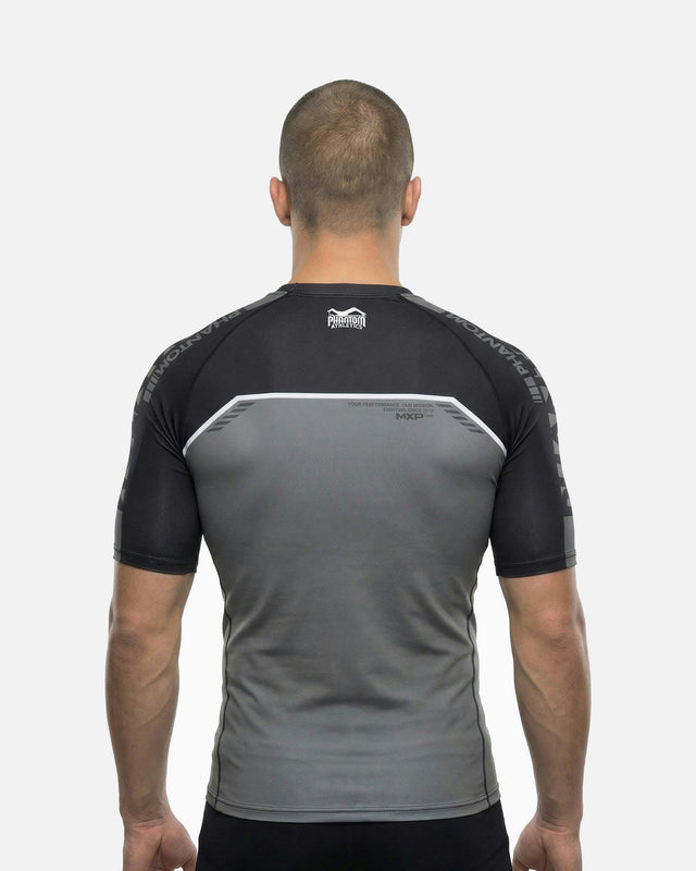 Phantom Athletics Rashguard EVO Apex Kurzarm – Grau