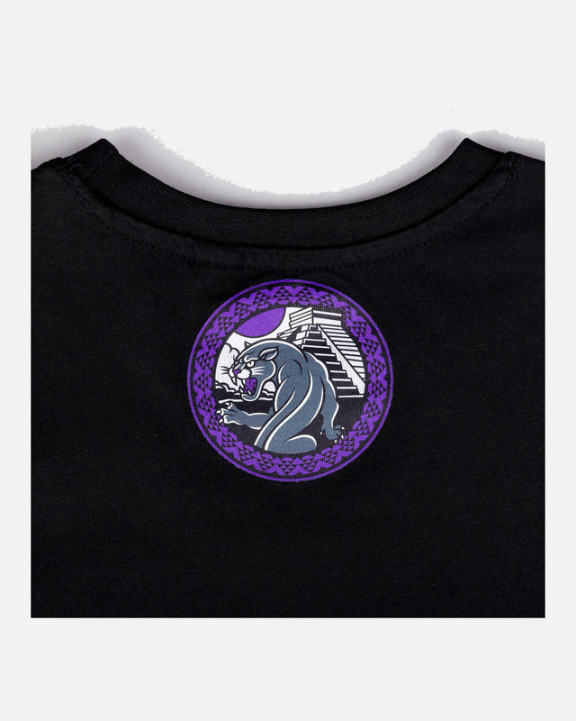 T-shirt 8 WEAPONS Beastial Panther – Noir/Violet