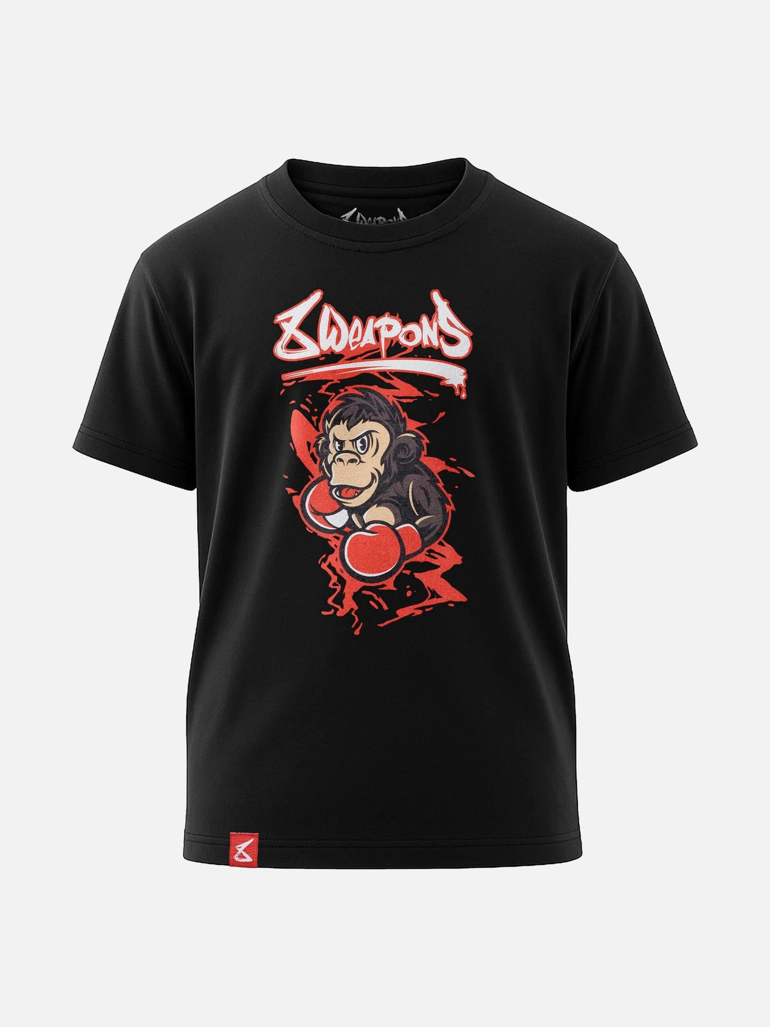 8 WEAPONS T-Shirt Joe – Sort/Rød