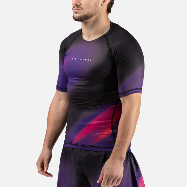 Rashguard Hayabusa Apex Nova Maniche Corte - Viola