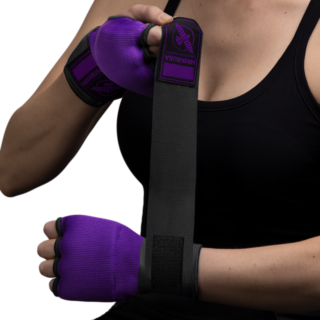 Sous-gants Hayabusa Quick Gel – Violet/Noir