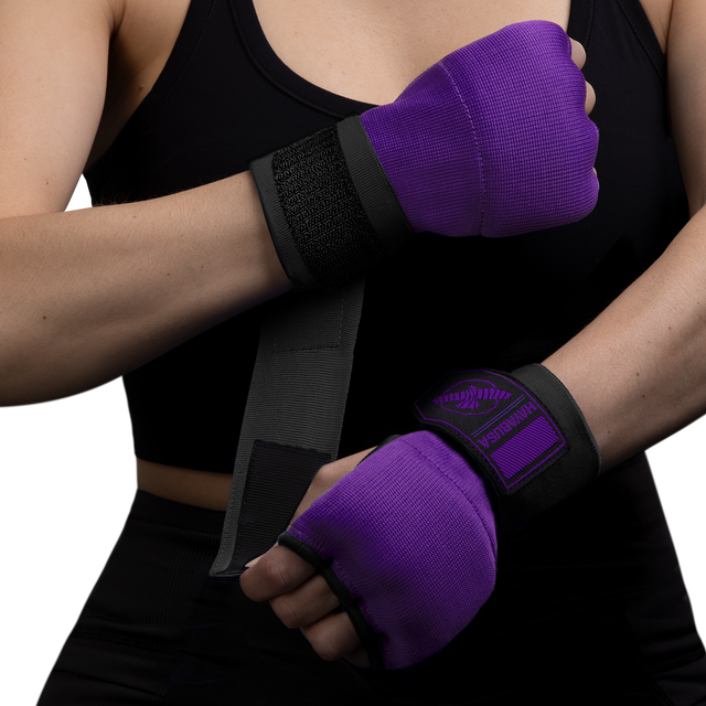 Sous-gants Hayabusa Quick Gel – Violet/Noir