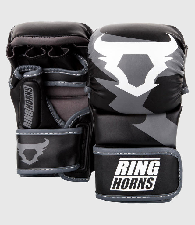 Ringhorns MMA-handsker Charger Sparring – Sort/Grå/Hvid – MMA-handsker