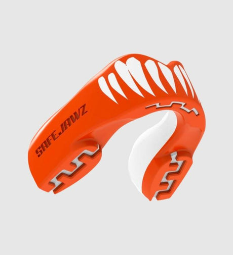 Protetor bucal Safejawz Extro Viper – Laranja/Branco