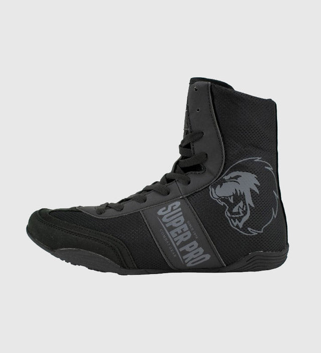 Botas de boxeo Super Pro – Negro – Botas de boxeo
