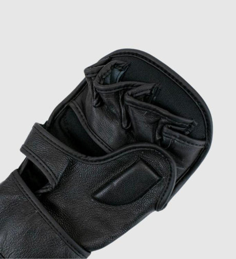Super Pro Combat Gear MMA Shooter Handschoenen - Zwart/Goud - MMA Handschoenen