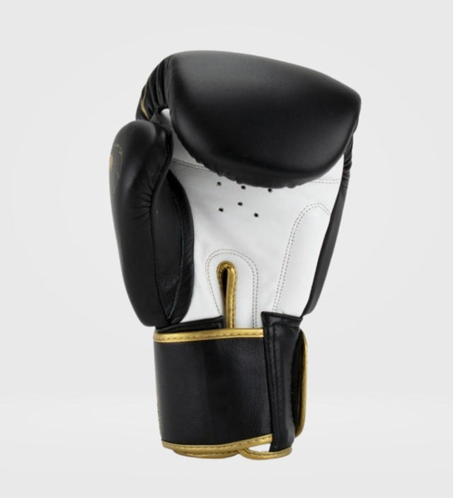 Mănuși de box Super Pro Warrior – Negru/Auriu/Alb