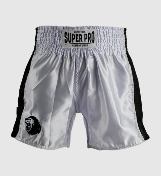 Super Pro Kickboxing shorts Brave - Hvid/Sort - Shorts