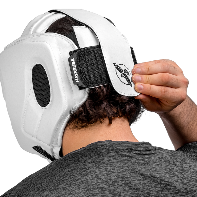 Cascos con protección de pómulos Hayabusa T3 – Blanco/Negro