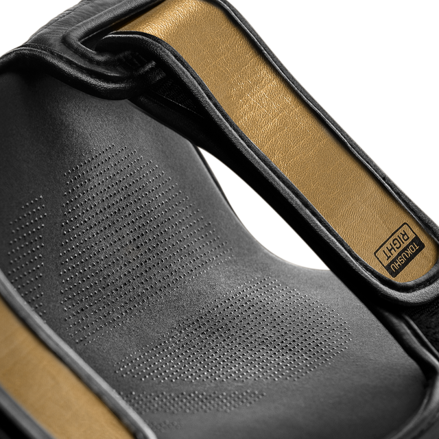Espinilleras Hayabusa T3 – Negro/Oro