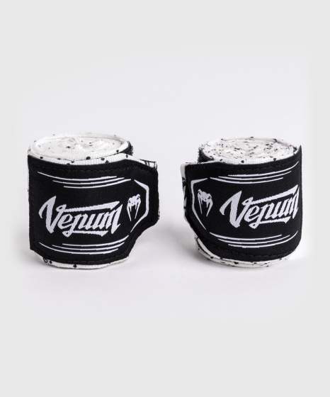 Venum Bandagen Monogram – Weiß/Schwarz
