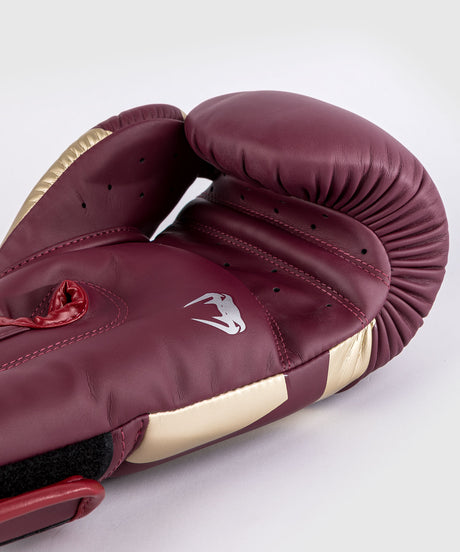 Guantoni da boxe Venum Elite – Borgogna/Oro
