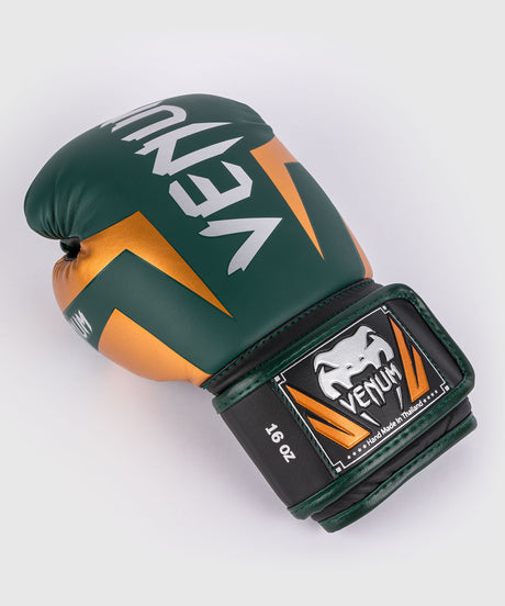 Guantoni da boxe Venum Elite – Verde/Bronzo/Argento