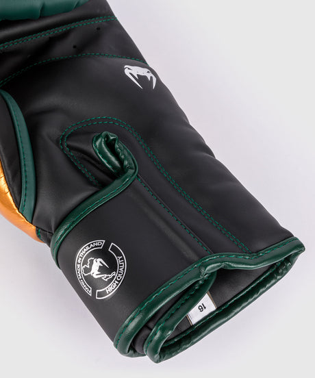 Guantoni da boxe Venum Elite – Verde/Bronzo/Argento