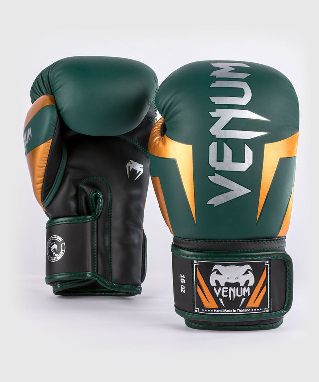Venum Boxningshandskar Elite – Grön/Brons/Silver