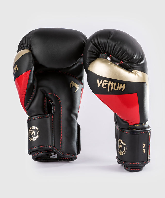 Venum Boksehandsker Elite – Sort/Guld/Rød