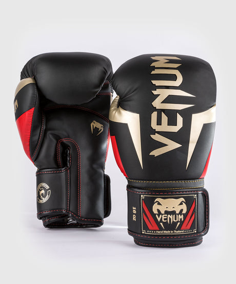 Guantoni da boxe Venum Elite – Nero/Oro/Rosso