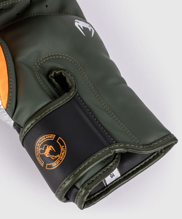 Venum Boksehandsker Elite – Sort/Sølv/Khaki