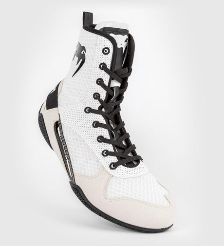 Boxerské boty Venum Elite – Bílé/Černé – Boxerské boty
