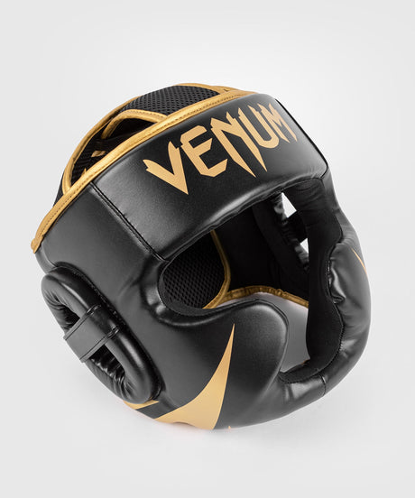 Casque de boxe Venum Challenger – Noir/Or – Casques de boxe