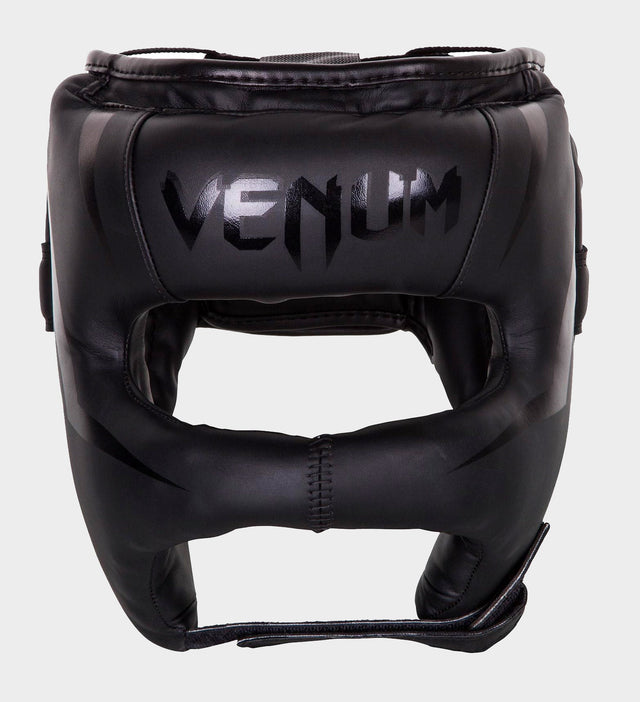 Casque de boxe Venum Elite Iron – Noir – Casques de boxe
