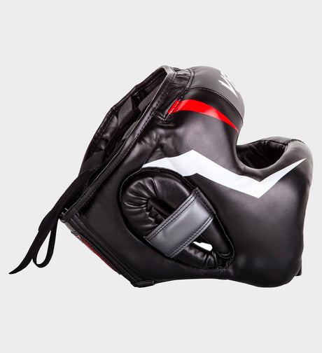 Casco de boxeo Venum Elite Iron – Negro/Rojo/Blanco
