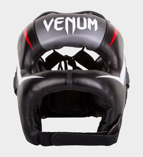 Casco de boxeo Venum Elite Iron – Negro/Rojo/Blanco