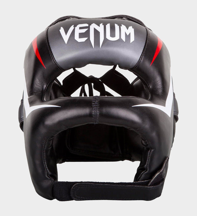 Casco da boxe Venum Elite Iron – Nero/Rosso/Bianco