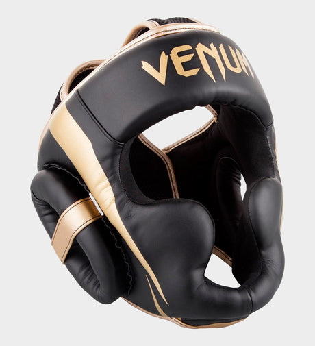 Casque de boxe Venum Elite – Noir/Or – Casques de boxe