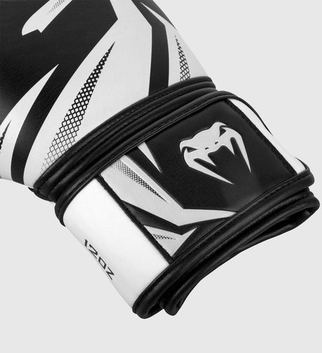 Mănuși de box Venum Challenger 3.0 – Negru/Alb – Mănuși de box