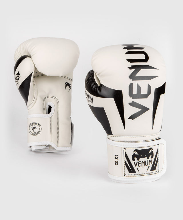 Gants de boxe Venum Elite – Blanc/Noir – Gants de boxe