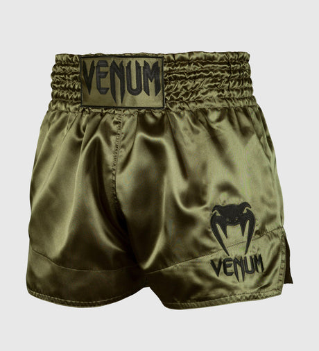 Kickboxerské trenky Venum Classic – Khaki zelené