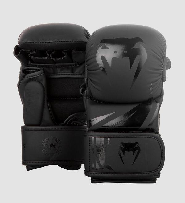 Venum MMA Sparingové rukavice Challenger 3.0 – Černé/Černé