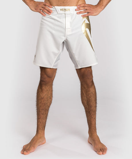 Venum MMA Shorts Light 5.0 - White/Gold - MMA shorts