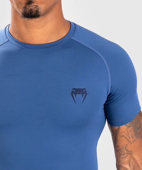 Venum Rashguard Contender Maneci Scurte - Albastru - Rashguard