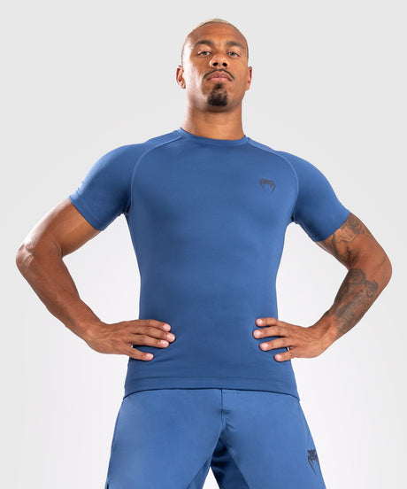 Venum Rashguard Contender Maneci Scurte - Albastru - Rashguard