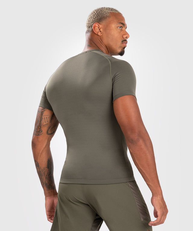 Rashguard Venum Contender Mâneci Scurte – Kaki Verde – Rashguard