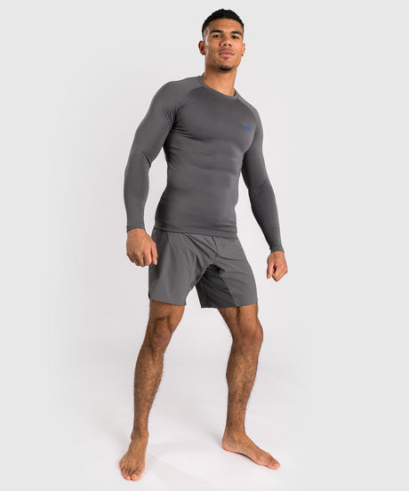 Rashguard Venum Contender Mâneci Lungi – Gri/Albastru – Rashguard