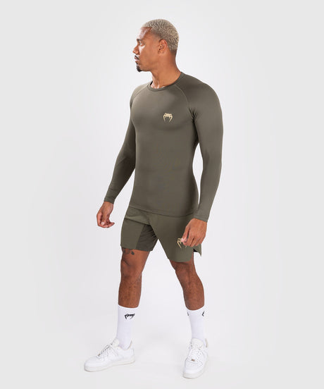 Rashguard Venum Contender Długie Rękawy – Khaki Zielony