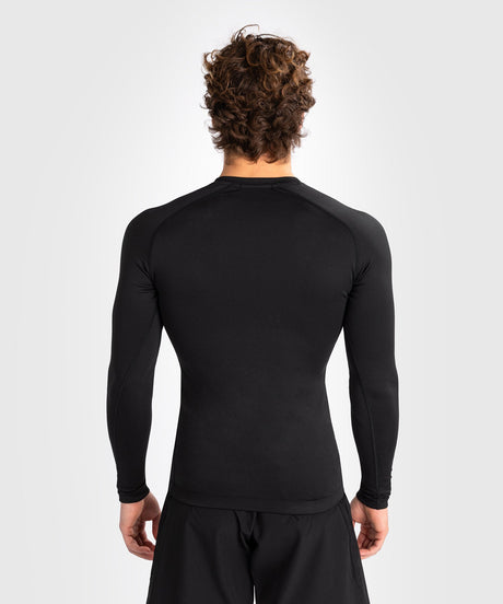 Venum Rashguard Contender Mâneci Lungi - Negru/Alb - Rashguard