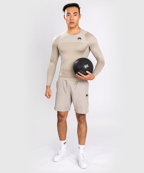Venum Rashguard G-Fit Air Mâneci Lungi – Nisip – Tricou