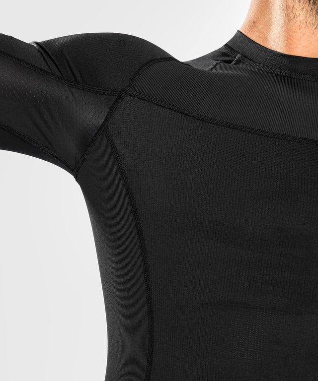 Venum Rashguard G-Fit Air Dlouhé rukávy – Černá/Černá – Trička