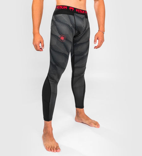 Venum Spats Phantom - Negro/Gris/Rojo - Spats