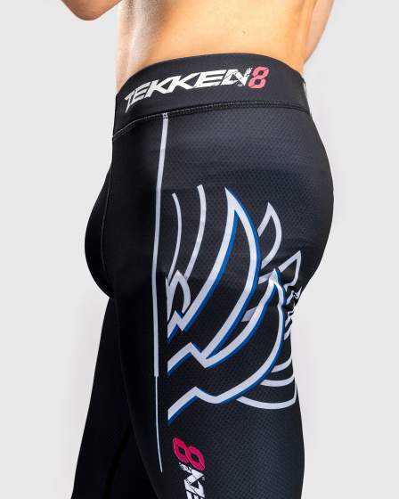 Venum x TEKKEN 8 Spats - Jin Kazama - Modrá/Černá/Bílá